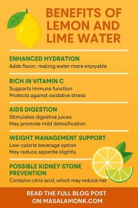 BENEFITS OF LEMON AND LIME WATER