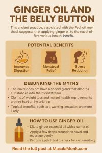GINGER OIL AND THE BELLY BUTTON