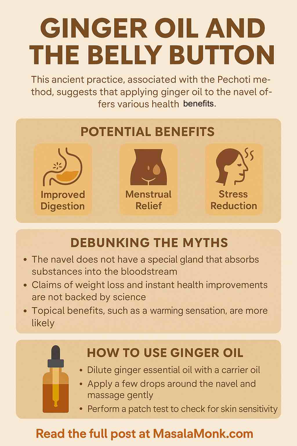GINGER OIL AND THE BELLY BUTTON