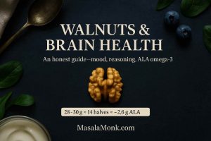 WALNUT Benefits for BRAIN HEALTH An honest guide-mood, reasoning, ALA omega-3