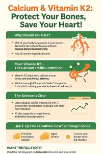 Calcium & Vitamin K2: