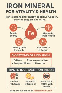 IRON MINERAL FOR VITALITY & HEALTH