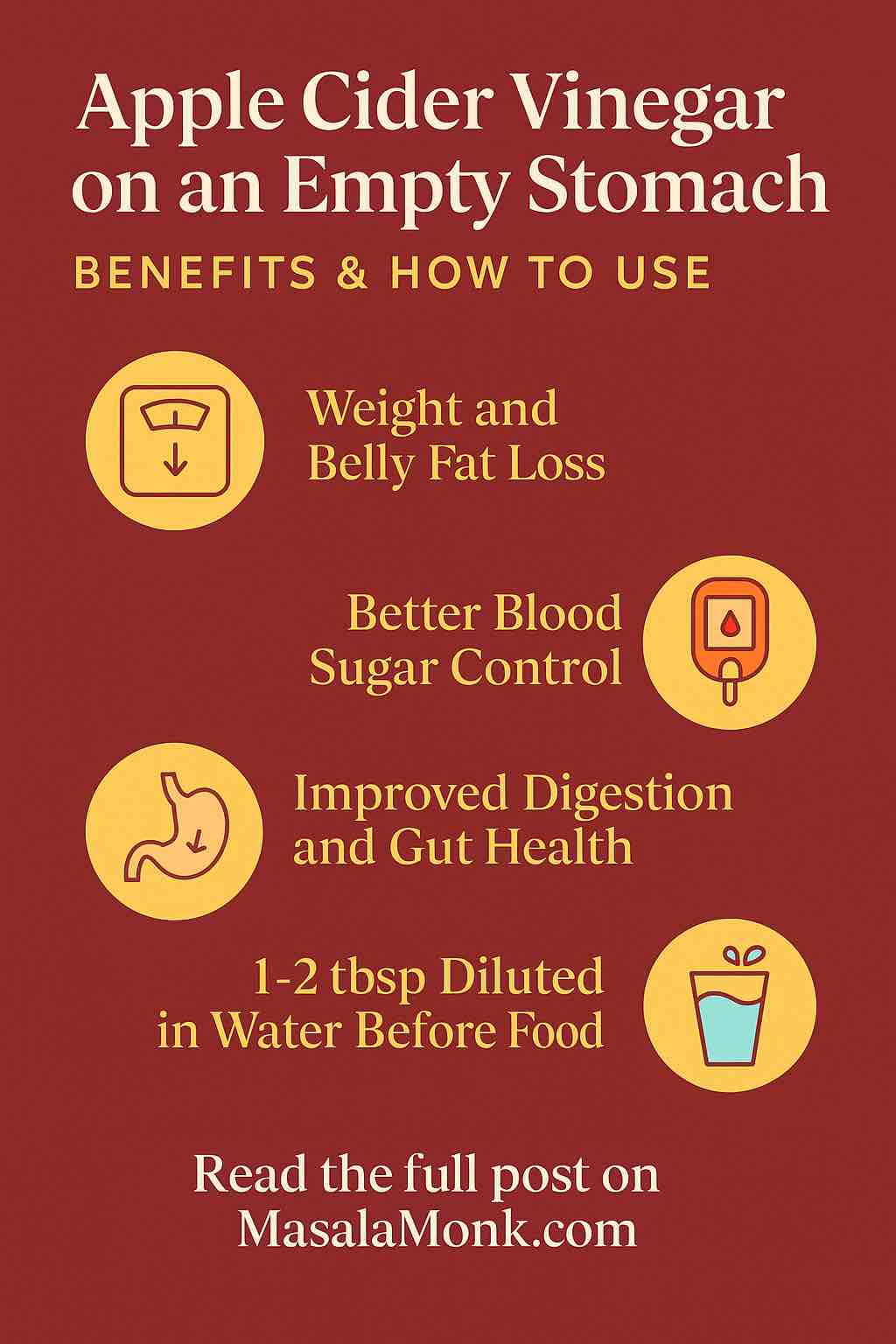 Apple Cider Vinegar on an Empty Stomach