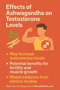 Effects of Ashwagandha on Testosterone Levels