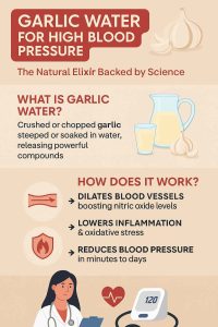 GARLIC WATER FOR HIGH BLOOD PRESSURE
