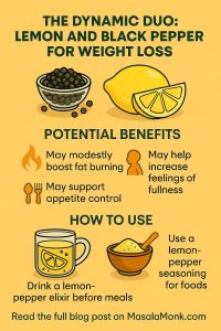 LEMON AND BLACK PEPPER FOR WEIGHT LOSS