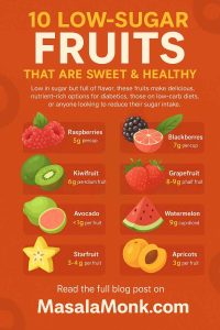 LOW-SUGAR FRUITS