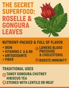 SECRET SUPERFOOD: ROSELLE & GONGURA LEAVES