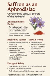 Saffron as an Aphrodisiac