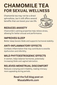 CHAMOMILE TEA FOR SEXUAL WELLNESS