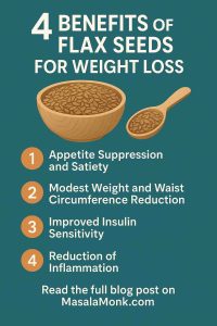 BENEFITS OF FLAX SEEDS FOR WEIGHT LOSS
