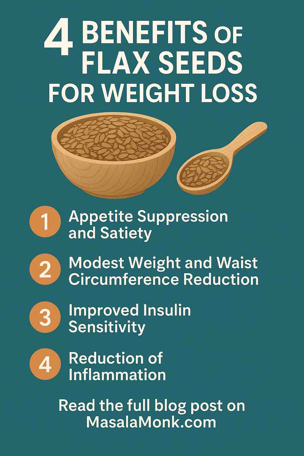 BENEFITS OF FLAX SEEDS FOR WEIGHT LOSS