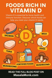 FOODS RICH IN VITAMIN D