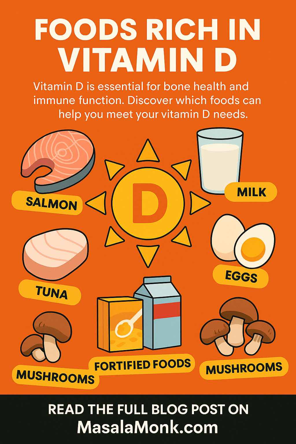 FOODS RICH IN VITAMIN D