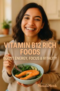 VITAMIN B12 RICH FOODS BOOST ENERGY, FOCUS & VITALITY