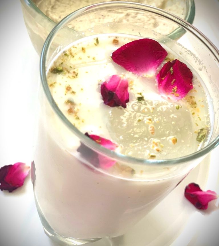 Homemade Almond and Rose Sharbat Concentrate- Healthy Summer Delight ...