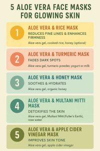 5 ALOE VERA FACE MASKS FOR GLOWING SKIN