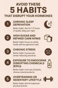 Avoid These 5 Habits That Disrupt Your Hormones (And What to Do Instead)