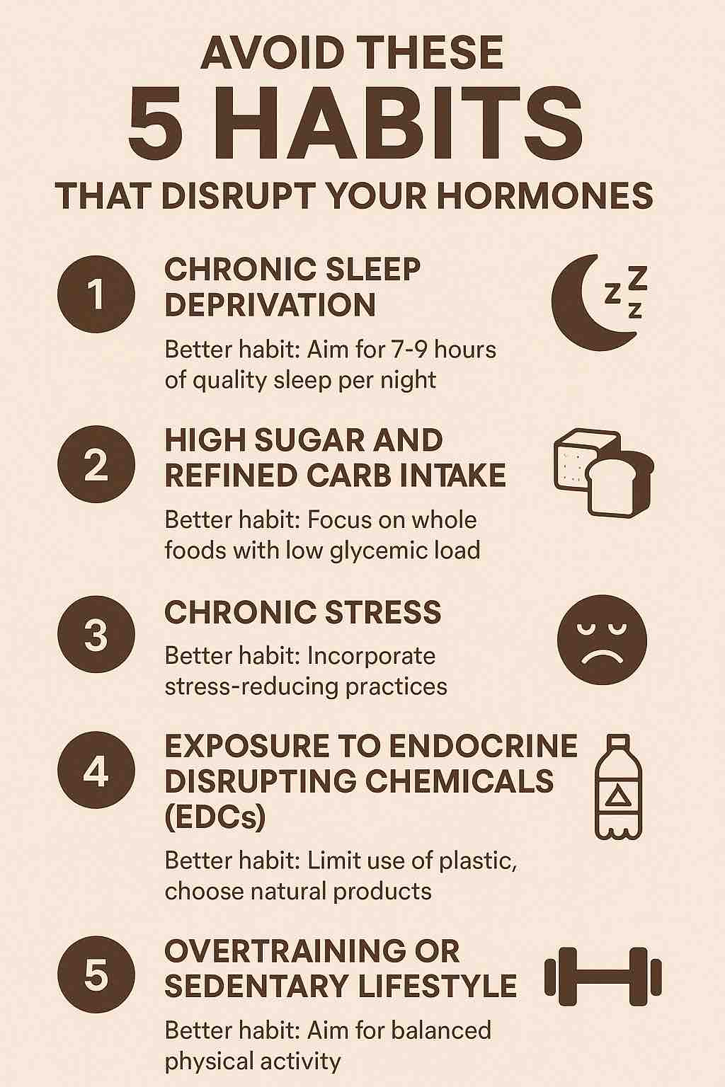 Avoid These 5 Habits That Disrupt Your Hormones (And What to Do Instead)