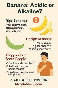 Banana: Acidic or Alkaline?