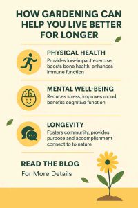 HOW GARDENING CAN HELP YOU LIVE BETTER FOR LONGER