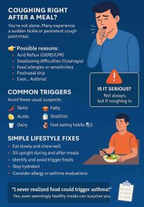 COUGHING RIGHT AFTER A MEAL?