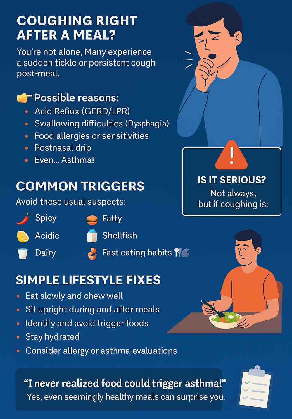 COUGHING RIGHT AFTER A MEAL?