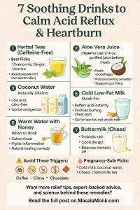 Drinks to Calm Acid Reflux & Heartburn