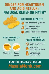 GINGER FOR HEARTBURN AND ACID REFLUX: NATURAL RELIEF OR MYTH?