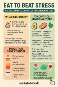 NATURAL WAYS TO LOWER CORTISOL THROUGH DIET