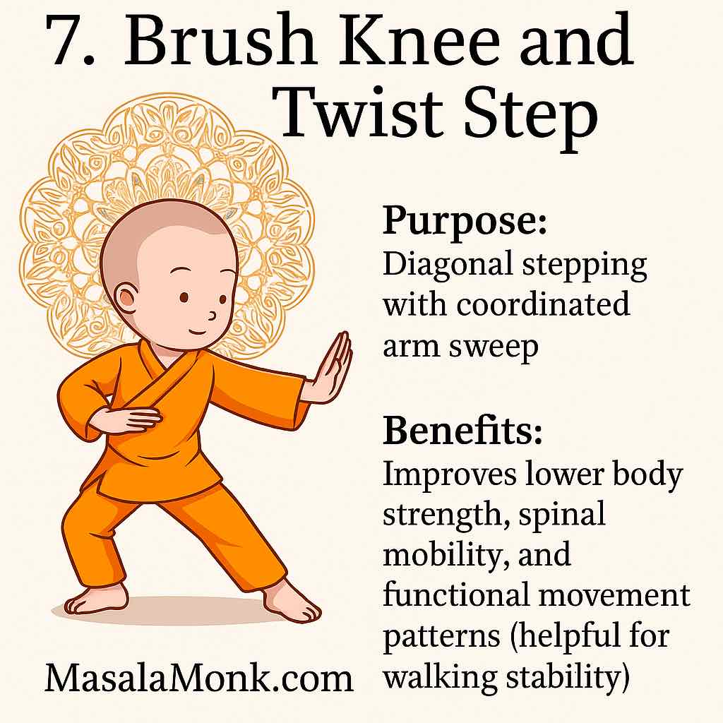 Brush Knee and Twist Step - Tai Chi Guide