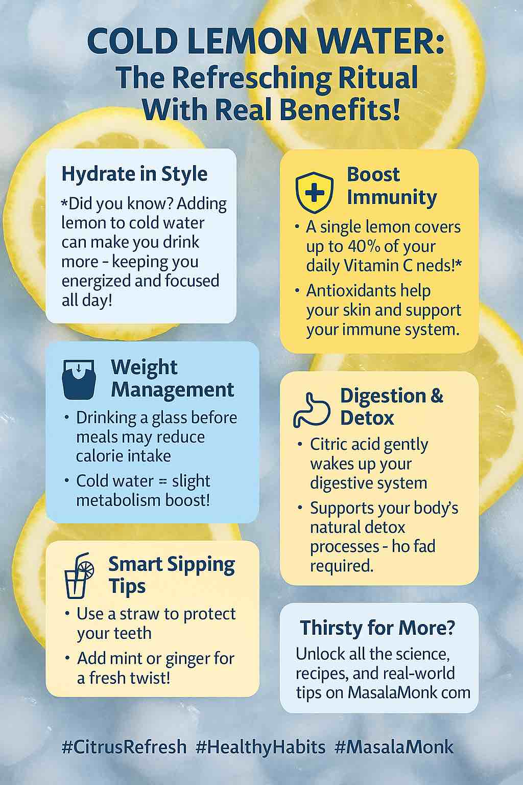 COLD LEMON WATER: