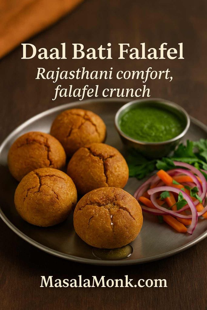 Daal Bati Falafel: Rajasthan on a Plate