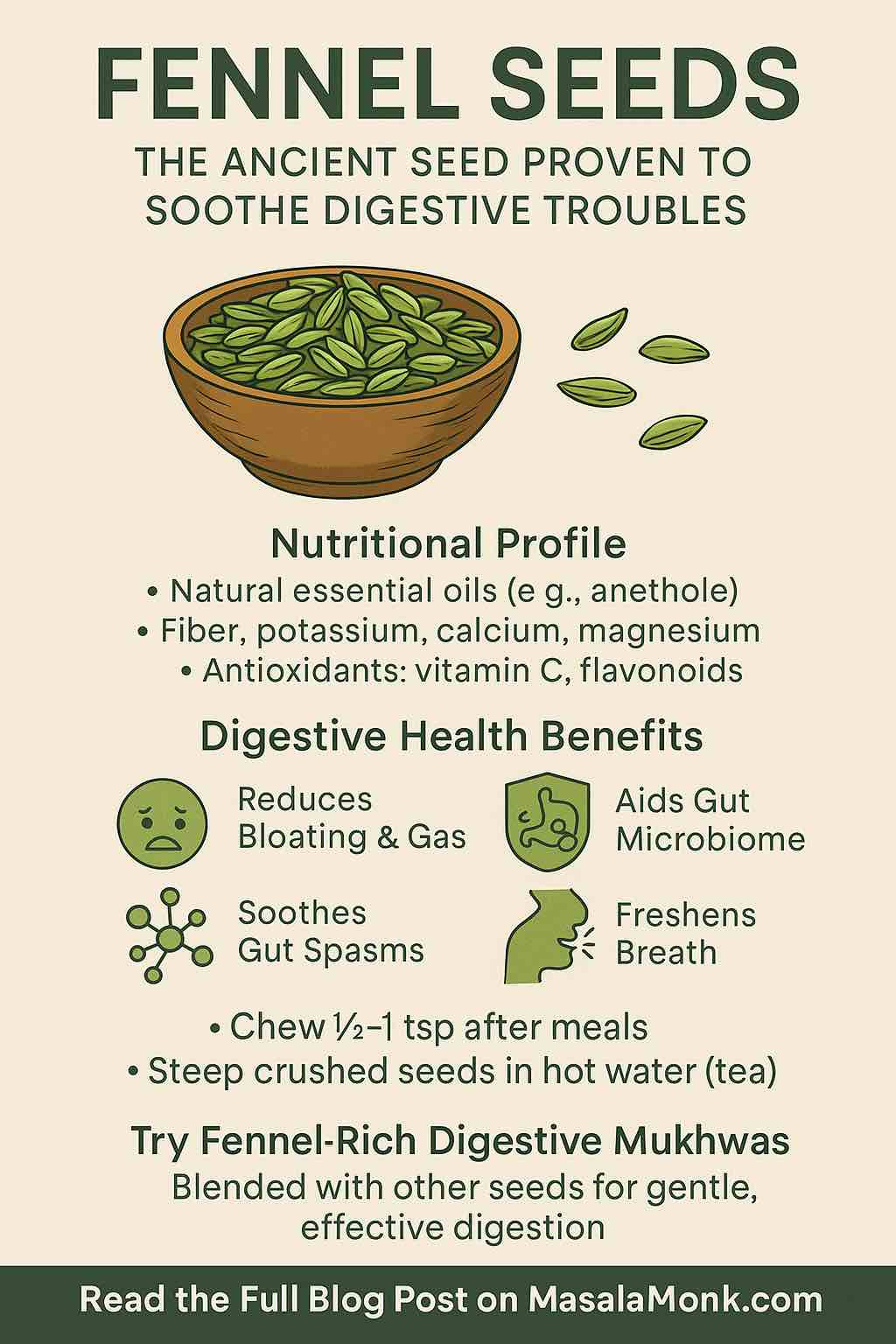 FENNEL SEEDS Digestion