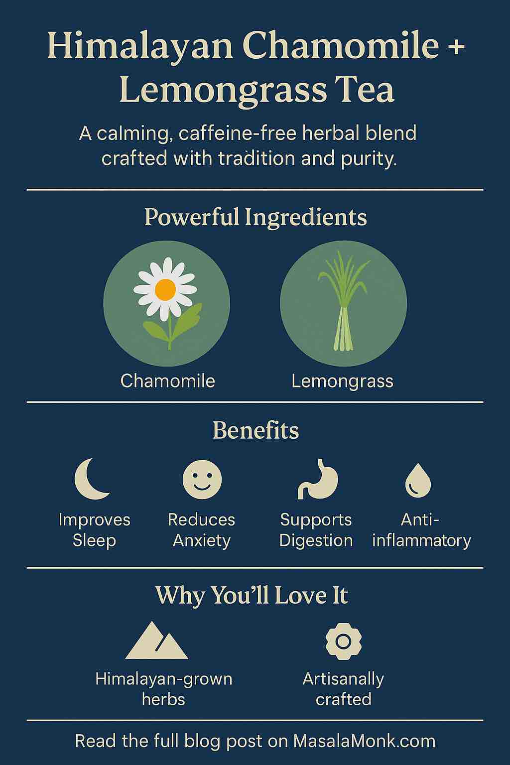 Himalayan Chamomile + Lemongrass Tea