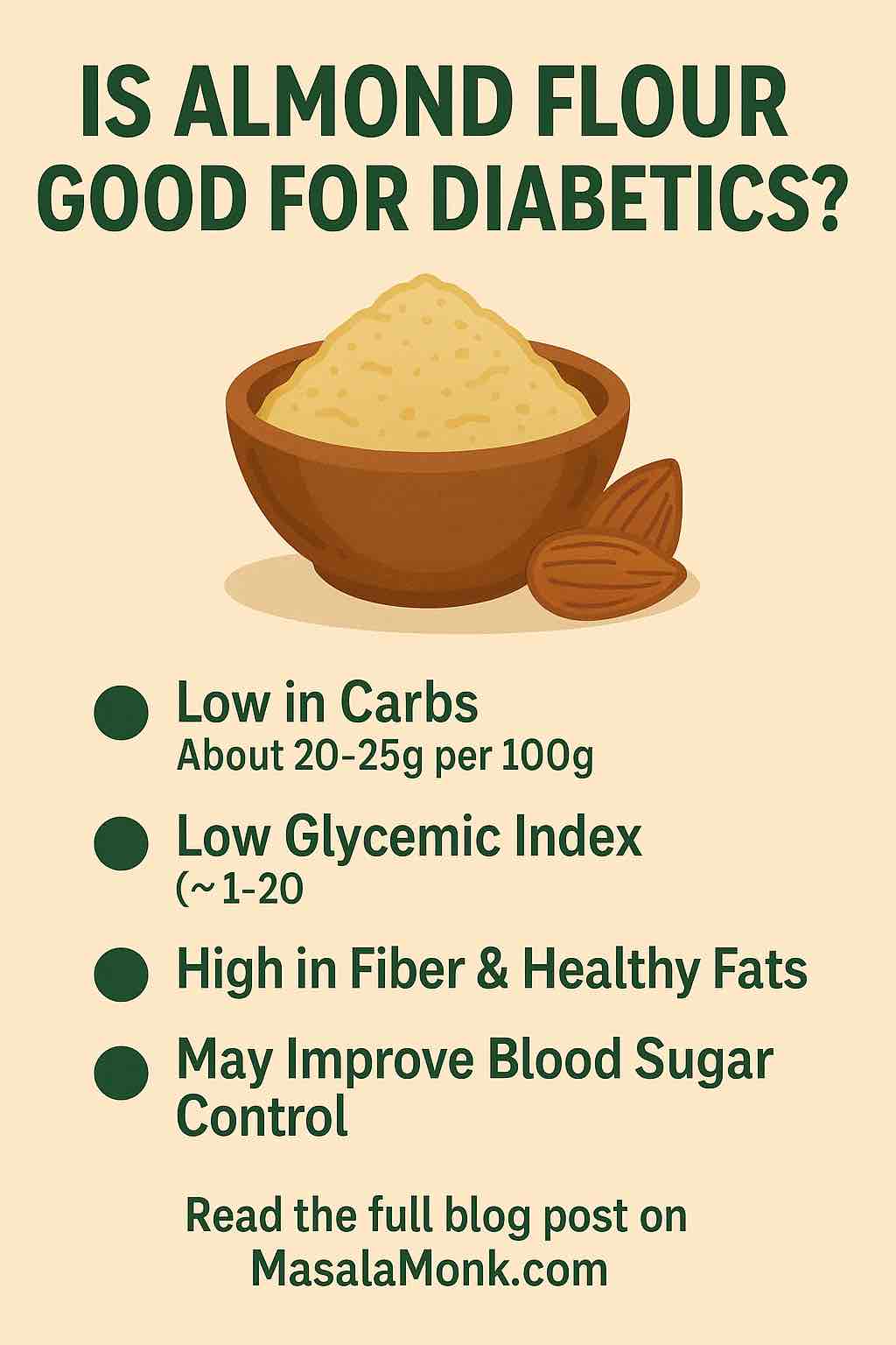 IS ALMOND FLOUR GOOD FOR DIABETICS?