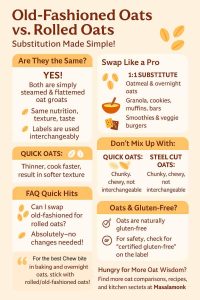 Old-Fashioned Oats vs. Rolled Oats