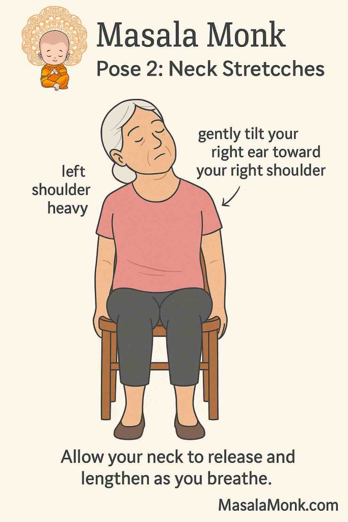 Pose 2: Neck Stretches