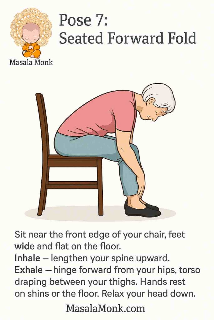 Pose 7:
Seated Forward Fold