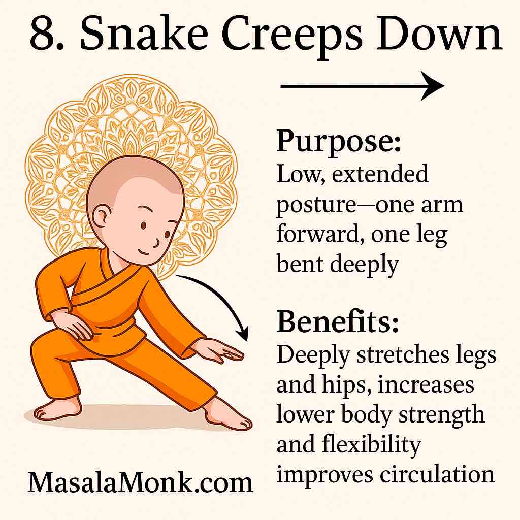 Snake Creeps Down