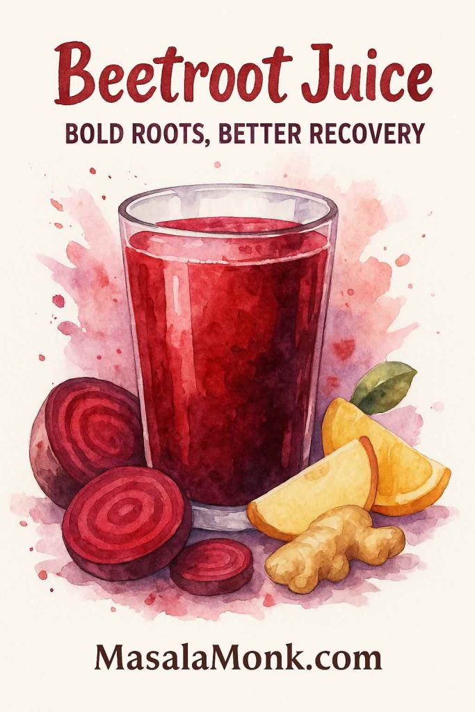 Beetroot Juice for Recovery and Vascular Health – Anti-Inflammatory Benefits – MasalaMonk.com