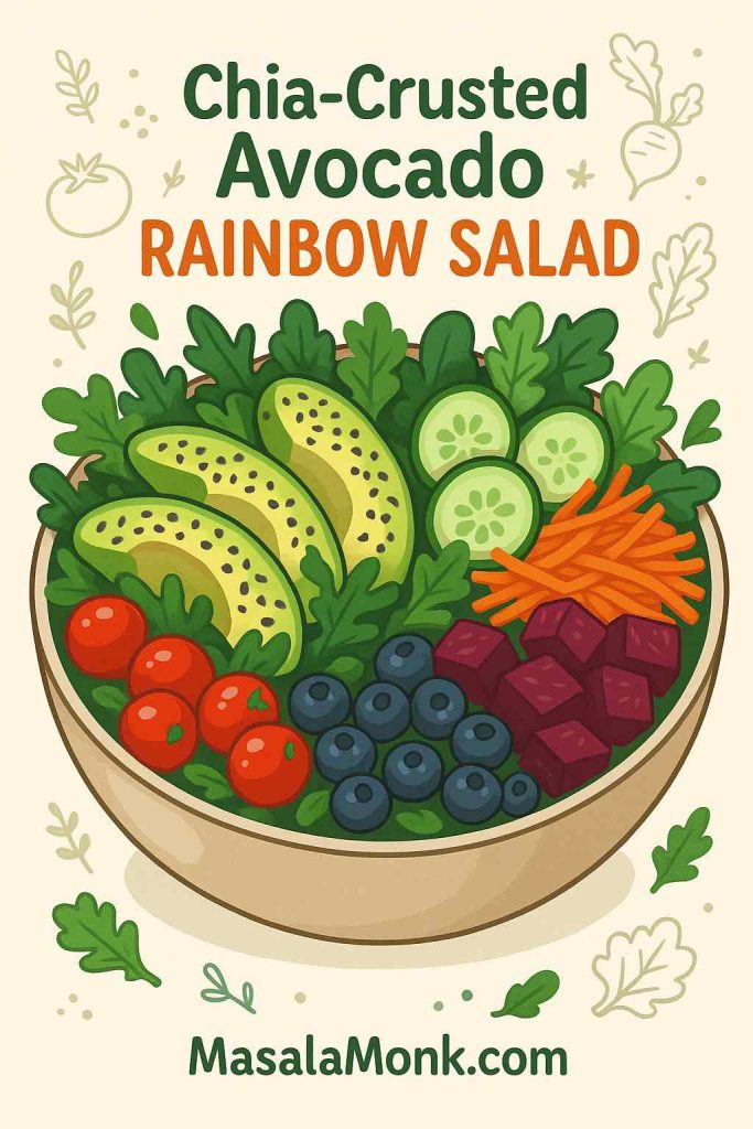 Chia-Crusted
Avocado
RAINBOW SALAD