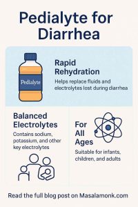 Pedialyte and Electrolytes for Diarrhea