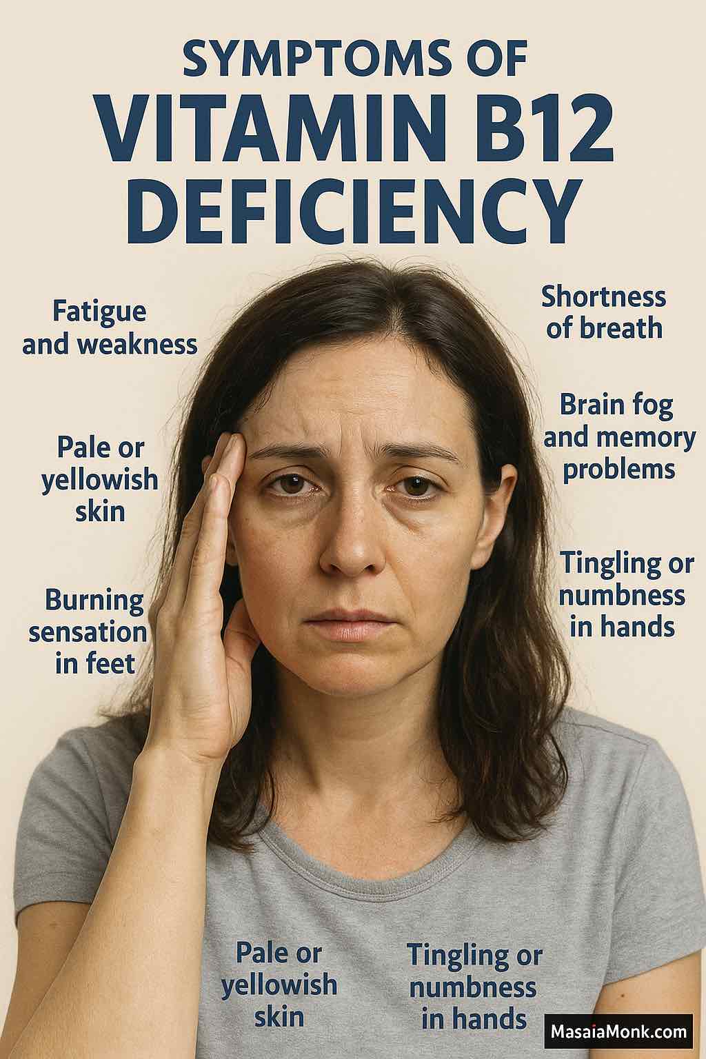 SYMPTOMS OF VITAMIN B12 DEFICIENCY