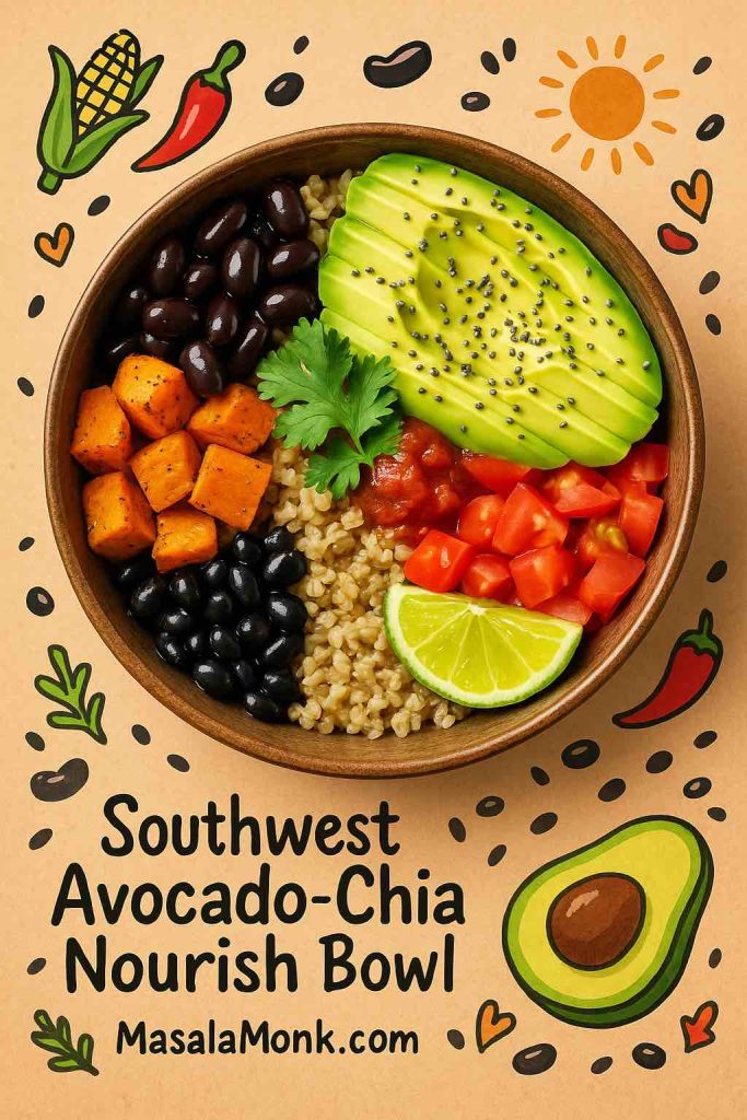 Southwest Avocado-Chia Nourish Bowl