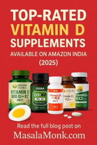 TOP-RATED VITAMIN D SUPPLEMENTS AVAILABLE ON AMAZON INDIA