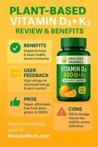 Vlado’s Himalayan Organics Vitamin D₃ + K₂ (MK-7) Review