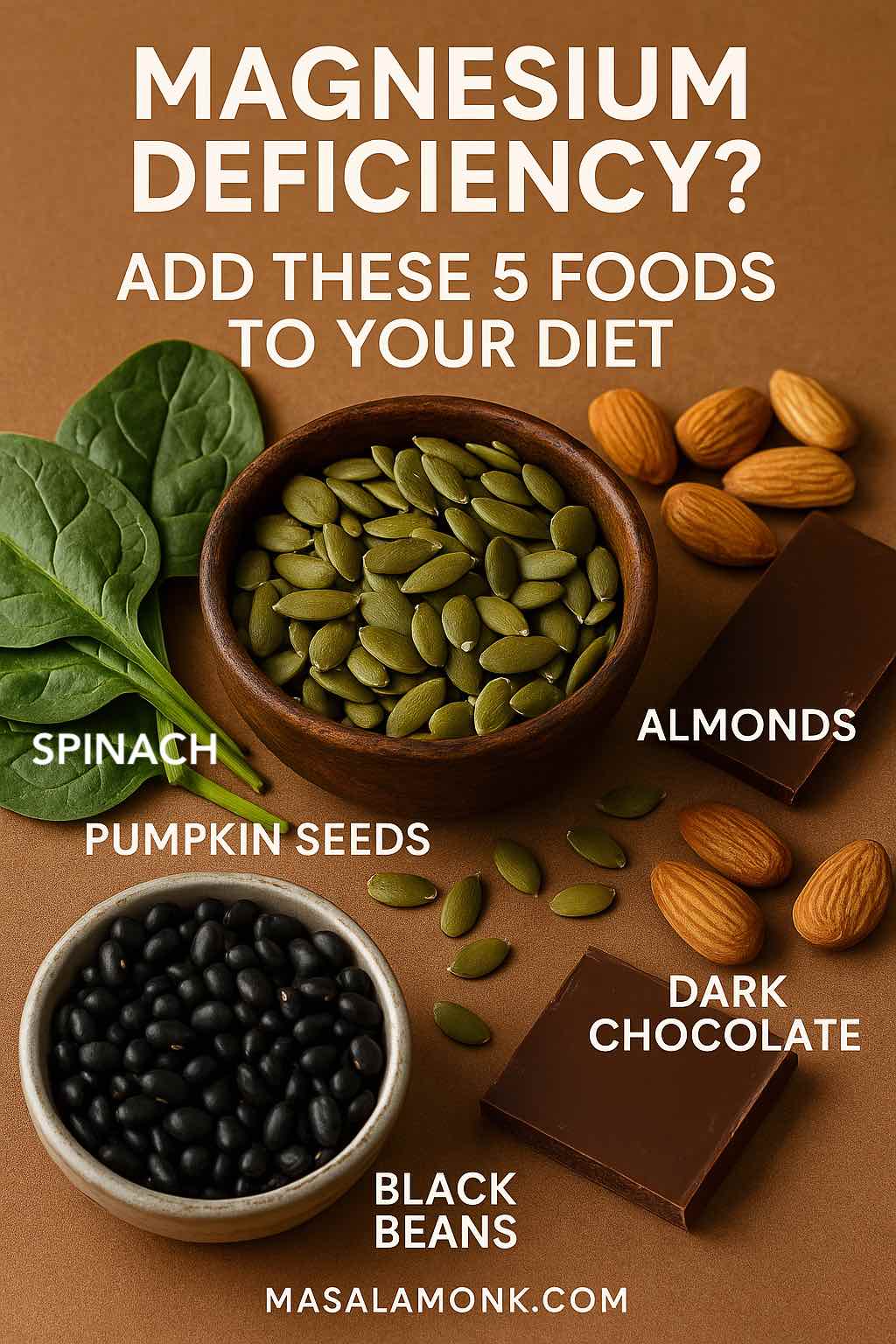 MAGNESIUM DEFICIENCY? ADD THESE 5 FOODS TO YOUR DIET