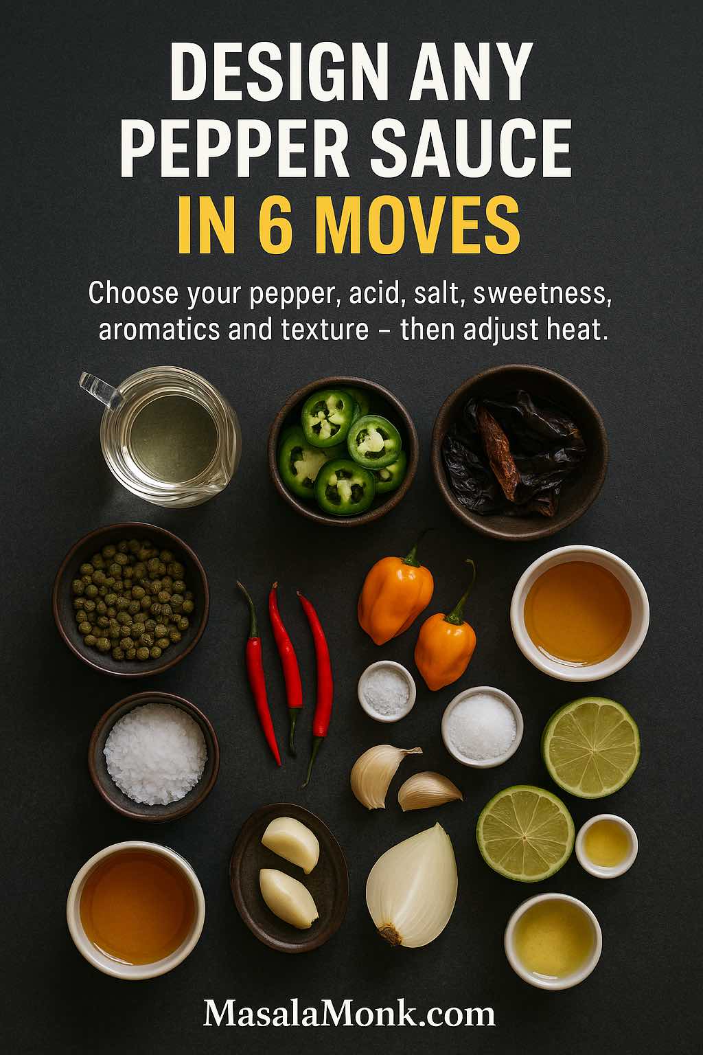 Pepper Sauce Recipe | Ultimate Guide: 30+ Hot & Chili Sauces | Masala Monk