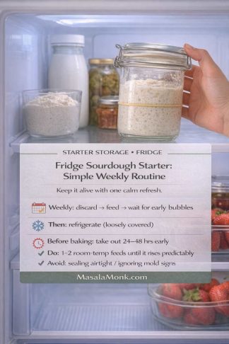 Sourdough Starter Recipe for Beginners: 7-Day Method + Fixes Masala Monk